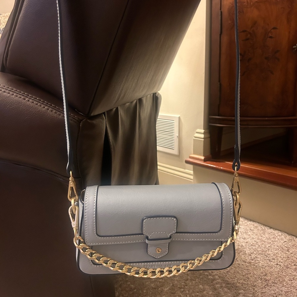 Spartina blue leather bag